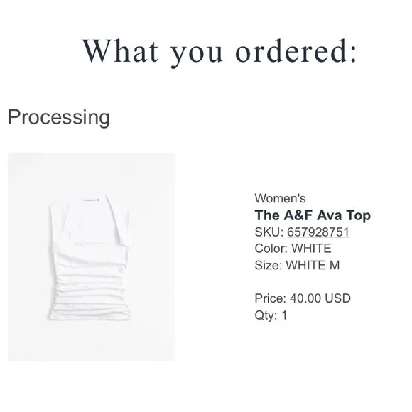 Abercrombie & Fitch Black Tank - Picture 4 of 4